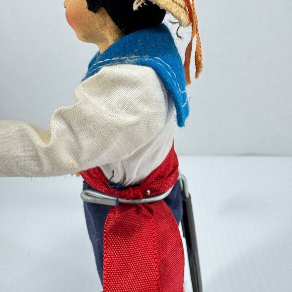 Vintage Italian Gondolier Souvenir Doll Figurine Italy Travel Decor - Picture 4 of 9
